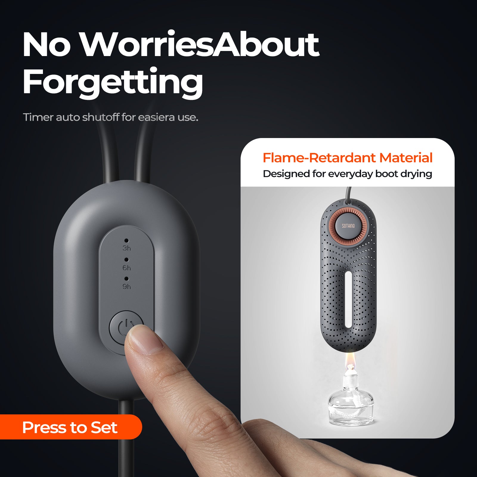 Zero Pro Go paired warm-air elements and controller